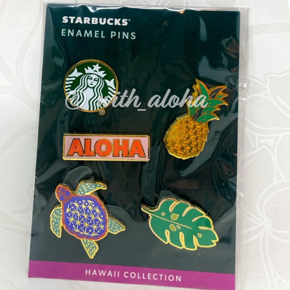 Starbucks Hawaii Collection Pin Set